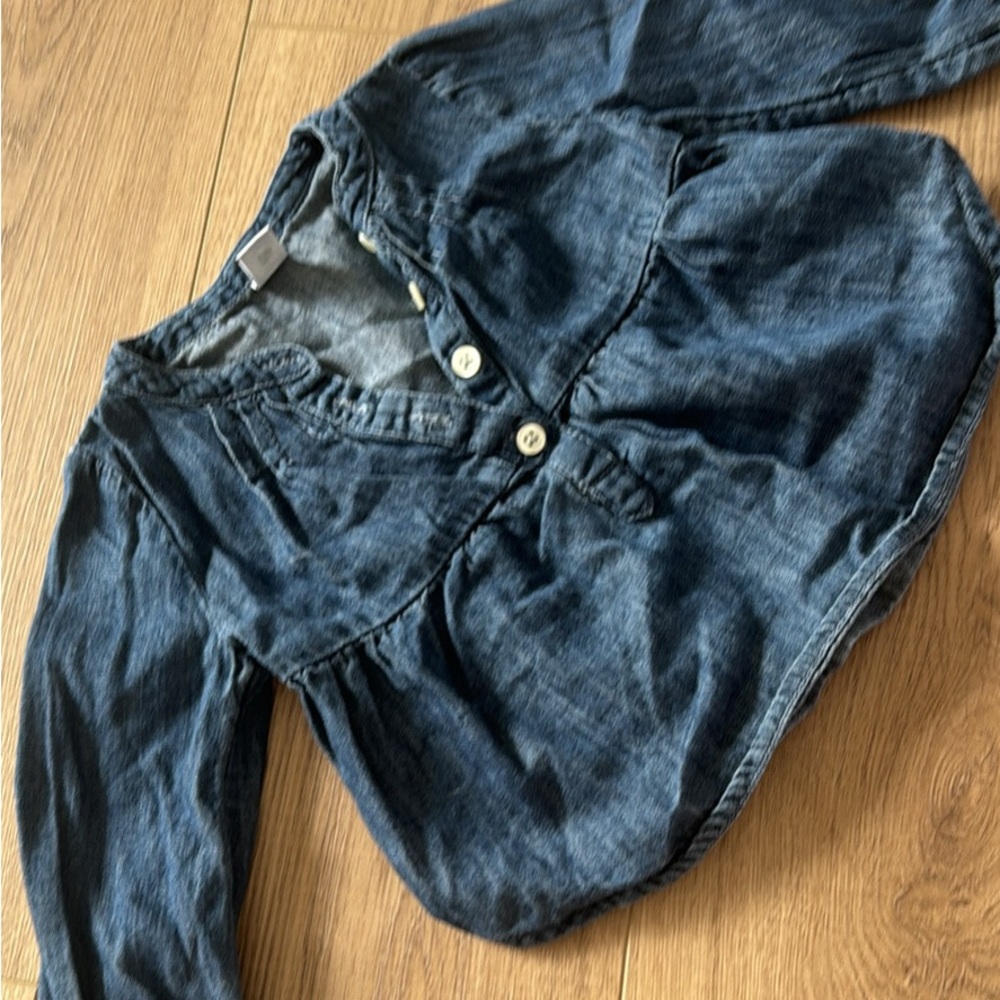 GAP baby Dark Blue Denim Top
